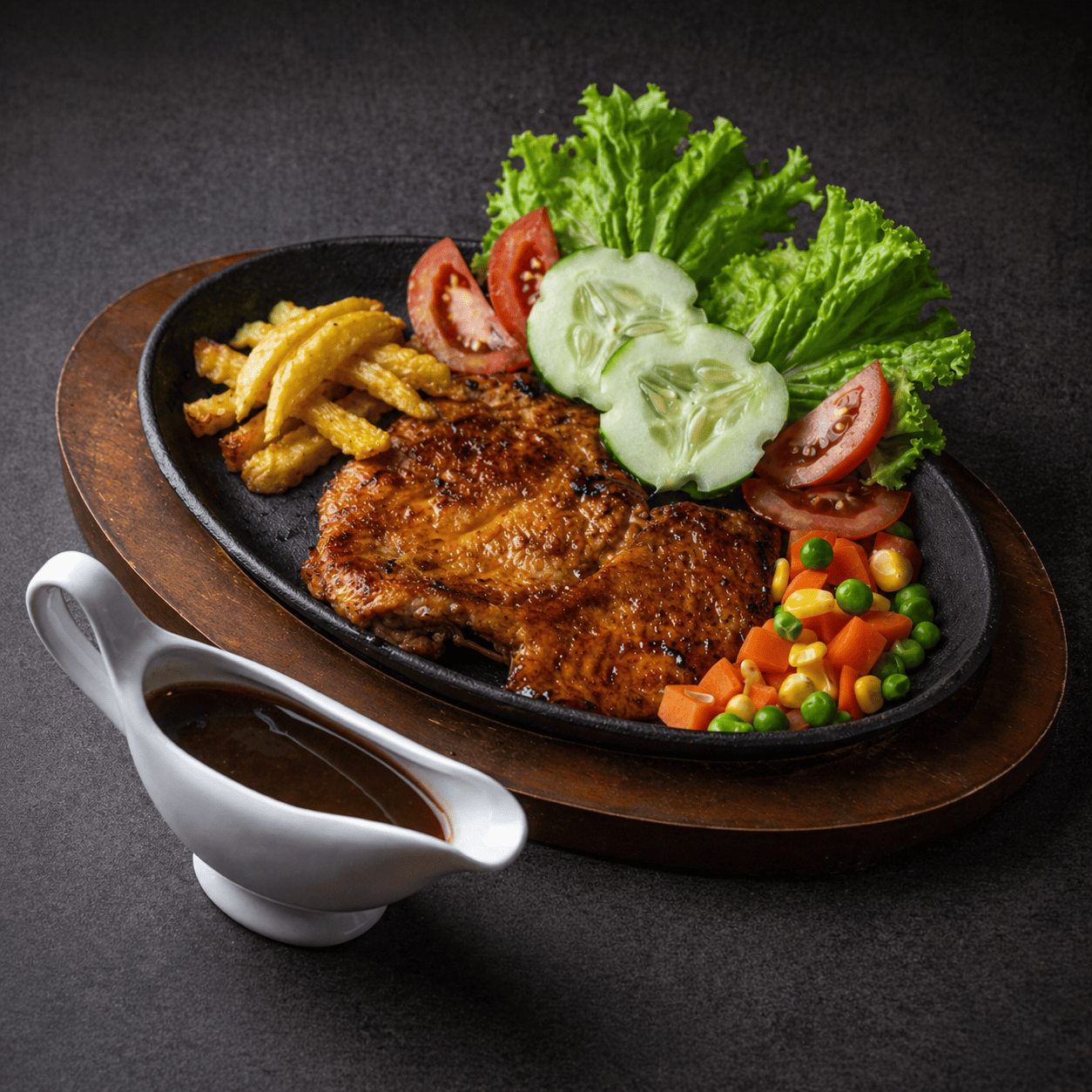 Steak Daging Ayam